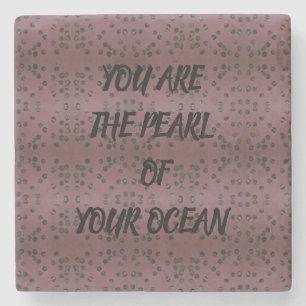 Perle des Meeres Steinuntersetzer