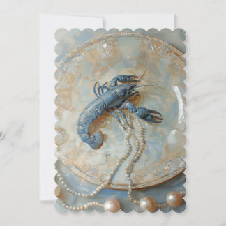 Perle - flache Einladung: 12,7 cm x 17,8 cm Save The Date