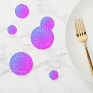 perle rose pourpre doilies confetti
