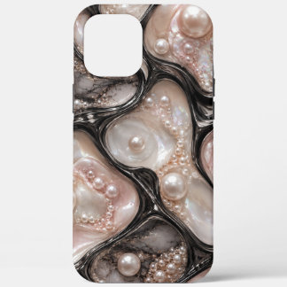 Perle schwarzes iPhone-Case im schwarzen Stil Case-Mate iPhone Hülle