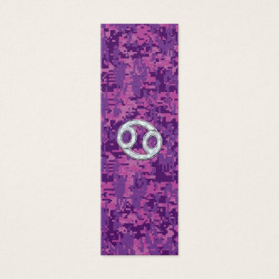 Perle wie Krebs Zodiac Sign auf der digitalen Camo