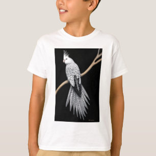 Perlegescheckter Cockatiel scherzt T - Shirt
