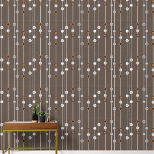 Perlen auf einem String-Wallpaper Tapete