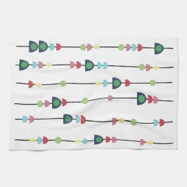 Perlen auf Strings Teetuch Geschirrtuch