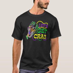Perlen Bling lassen wir Cray Dabbing Crawfish Mard T-Shirt
