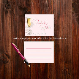 Perlen des Weisheitsspiels Brautparty