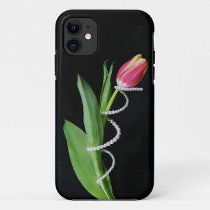 Perlen, die um Tulpe gewickelt sind Case-Mate iPhone Hülle