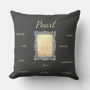 Perlen-Fee Junis Birthstone Kissen