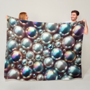 Perlen Fleecedecke