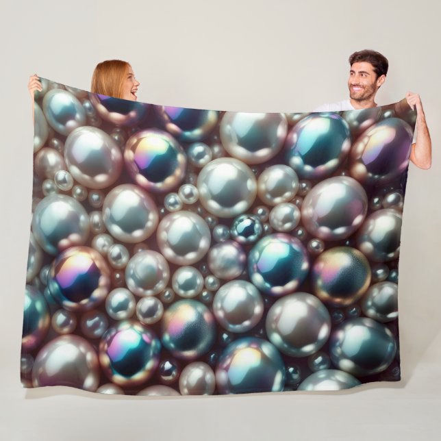 Perlen Fleecedecke (Beispiel)