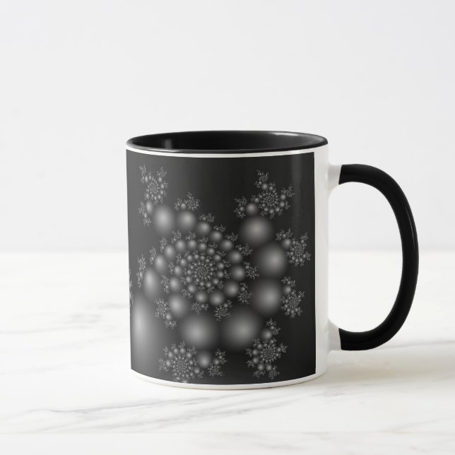 Perlen-gewundene Tasse (Rechts)