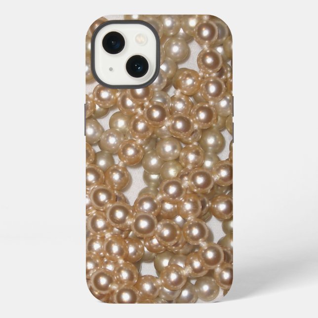 Perlen iPhone Hülle (Rückseite)