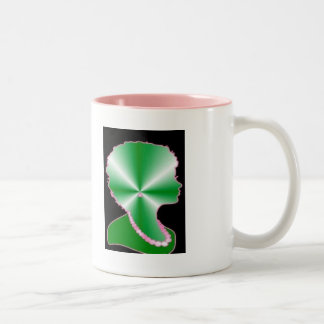 Perlen-Kaffee-Tasse Zweifarbige Tasse