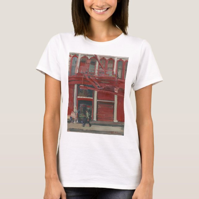 Perlen-Lackiererei Manhattan T-Shirt (Vorderseite)