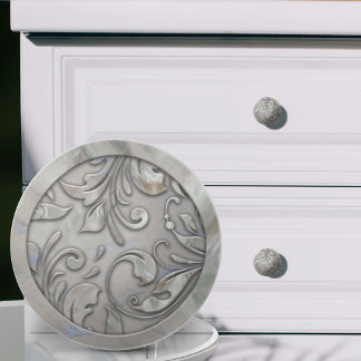 Perlen-Ornamentrolle Keramikknauf