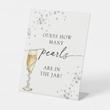 Perlen & Prosecco Schätze wie viele Perlen Spiel S