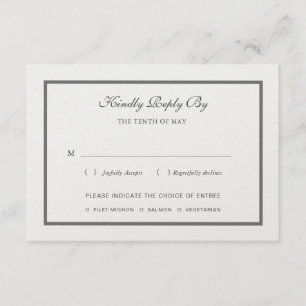 Perlen-Schimmer-Hochzeit UAWG-Karte RSVP Karte