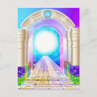 Perlen-Tore Postkarte