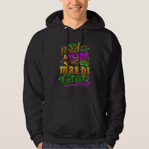 Perlen und Bling, es ist eine Mardi-Gras-Sache Kar Hoodie