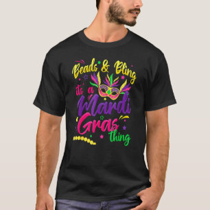 Perlen und Bling Es ist eine Mardi-Gras-Sache New T-Shirt