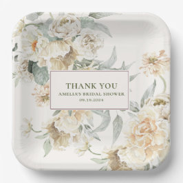 Perlen und Brautparty der Staatsanwaltschaft Pappteller