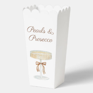 Perlen und Prosecco-Brautparty Liebe Geschenkschachtel