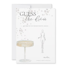 Perlen und Prosecco Errate das Kleid Brautspiel