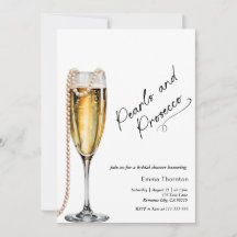 Perlen und Prosecco minimal Modernes Brautparty