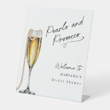 Perlen und Prosecco minimal Modernes Brautparty