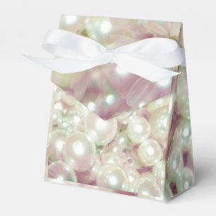 Perlen und rosa Daisy Geschenkschachtel