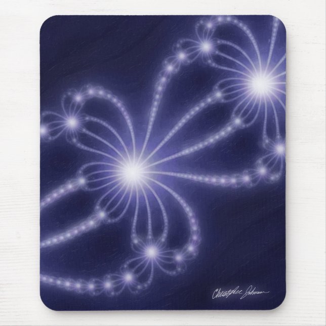 Perlen vom tiefen 1 - Fraktal-Kunst Mousepad (Vorne)