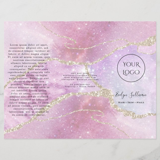 Perleneffektbroschüre für Imitate (Vorderseite)