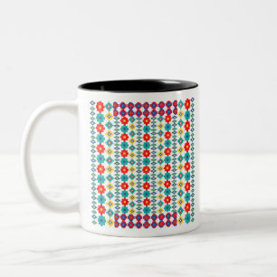 Perler-Perlenperlen Zweifarbige Tasse