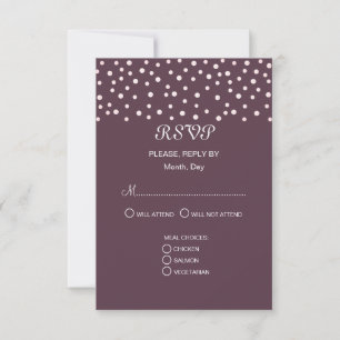 Perles Chic sur Carte de Mariage Cassis