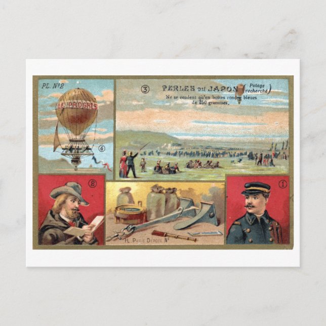 ~ Perles du Japon (1900s) ~ Planche n°2 Postkarte (Vorderseite)