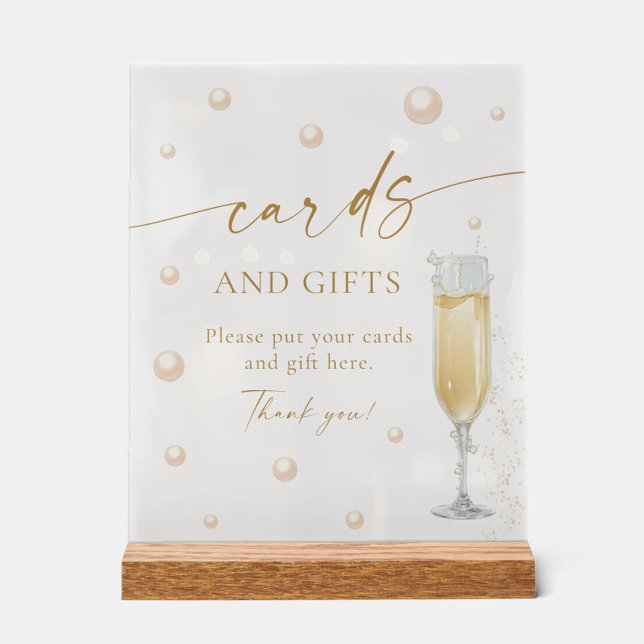 Perles et Prosecco Cartes et Cadeaux (Créateur téléchargé)