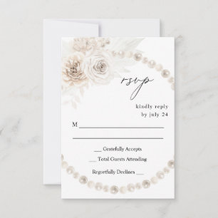 Perles & Floral Blanc RSVP sans repas