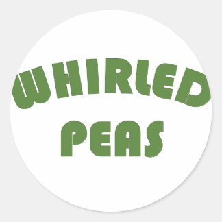 Perlgras Runder Aufkleber