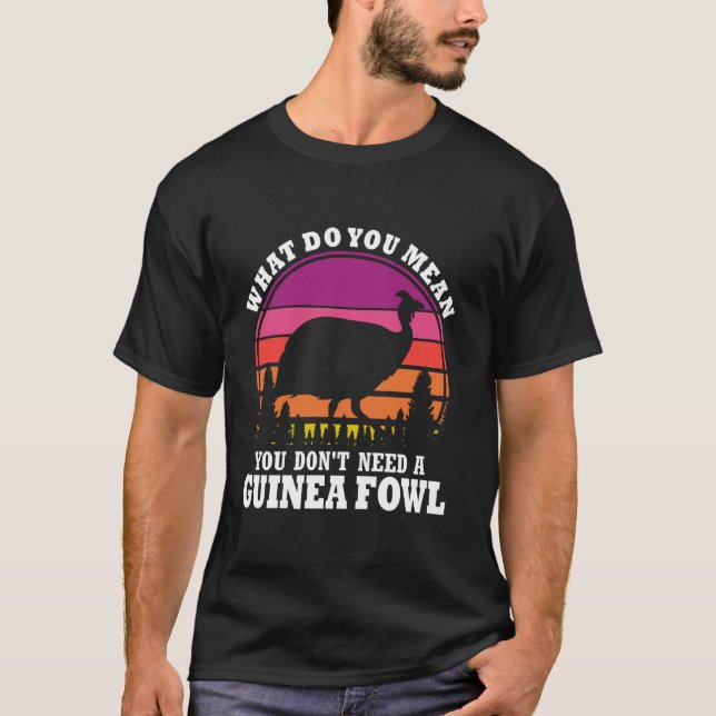 Perlhühner-Futter-Stuffed-Tier-Geflügel-Futter-Plü T-Shirt (Vorderseite)