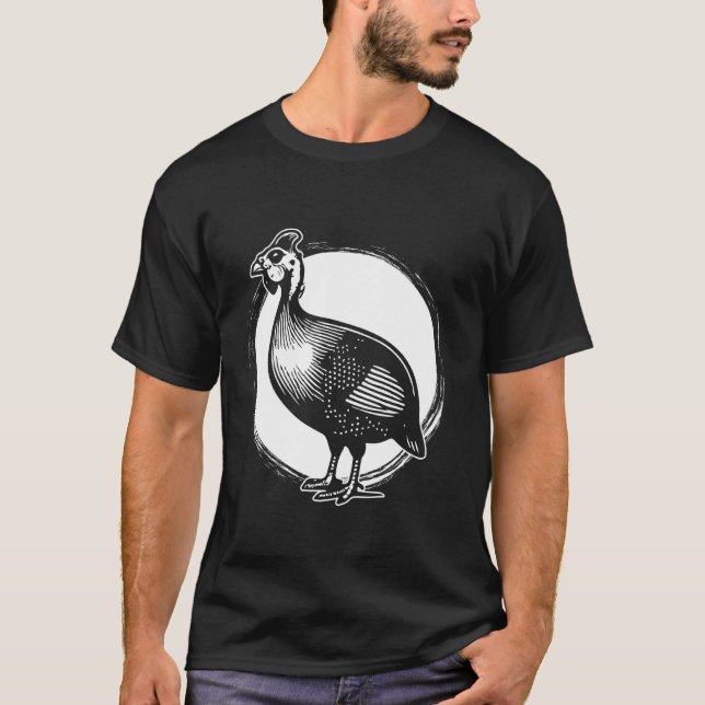 Perlhühner T-Shirt (Vorderseite)