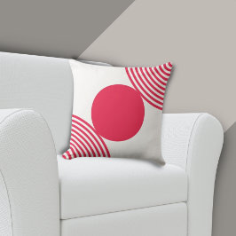 Perlmuster in Rosa und Weiß - Sitzkissen Kissen