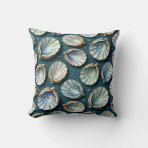 Perlmutt-Abalone-Gold-Austernschale Kissen