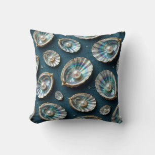 Perlmutt-Abalone-Gold-Austernschale Kissen