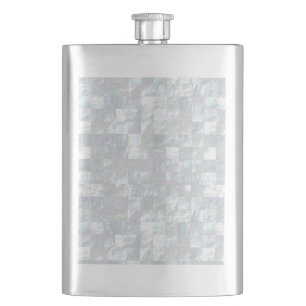 Perlmuttmosaik Flachmann