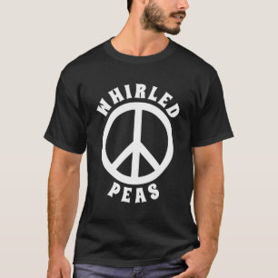 Perlmuttwein des Weltfriedenssymbol T-Shirt