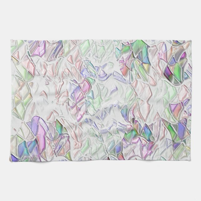 Perltöne oder farbige, in Creme gemischte Stücke Geschirrtuch (Horizontal)