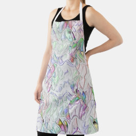 Perltöne oder farbige, in Creme gemischte Stücke Schürze