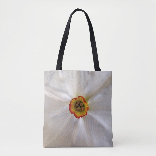 Perlweiße Narzisse Tasche (Vorderseite)
