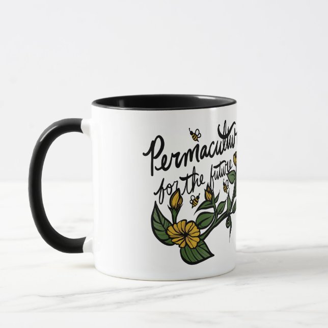 Permakultur für die Zukunft Tasse (Links)