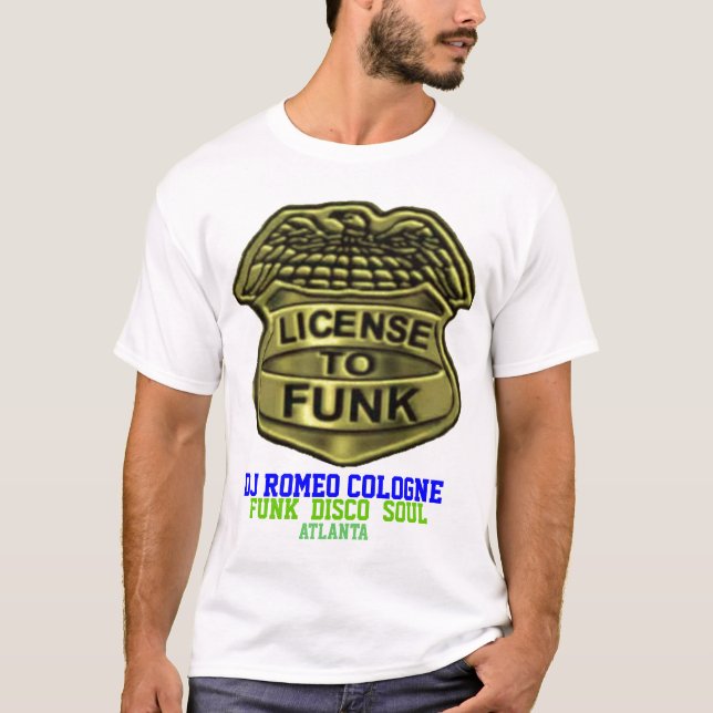 "Permis de se dégonfler" T-shirt d'insigne (Devant)